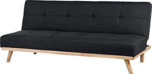 Beliani Sofa rozkładana czarna FROYA 3