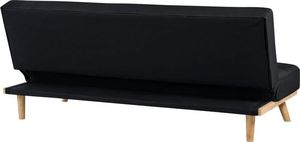 Beliani Sofa rozkładana czarna FROYA 5