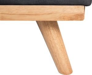 Beliani Sofa rozkładana czarna FROYA 7