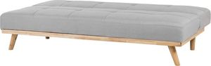 Beliani Sofa rozkładana jasnoszara FROYA 3