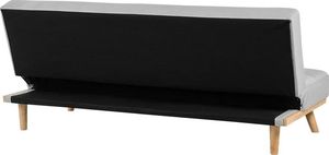 Beliani Sofa rozkładana jasnoszara FROYA 4