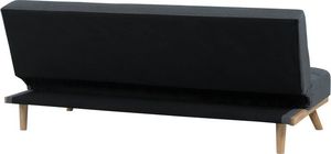 Beliani Sofa rozkładana ciemnoszara FROYA 5