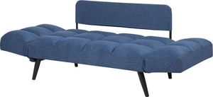 Beliani Sofa rozkładana ciemnoniebieska BREKKE 4