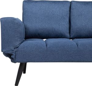 Beliani Sofa rozkładana ciemnoniebieska BREKKE 5