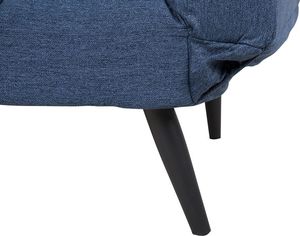 Beliani Sofa rozkładana ciemnoniebieska BREKKE 6