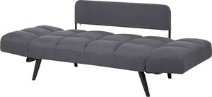Beliani Sofa rozkładana ciemnoszara BREKKE 4