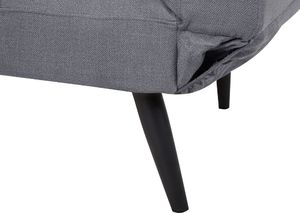 Beliani Sofa rozkładana ciemnoszara BREKKE 6