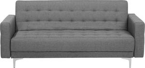 Beliani Sofa rozkładana szara ABERDEEN 1