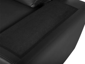 Beliani Sofa 2-osobowa ekoskóra czarna VOGAR 5