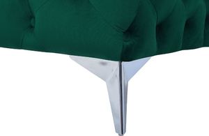 Beliani Sofa 3-osobowa welurowa szmaragdowa SOTRA 8