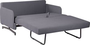 Beliani Sofa rozkładana szara BELFAST 4