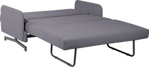 Beliani Sofa rozkładana szara BELFAST 5