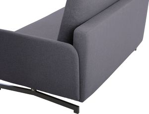 Beliani Sofa rozkładana szara BELFAST 6