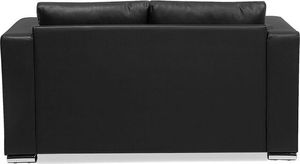 Beliani Sofa 2-osobowa czarna HELSINKI 3