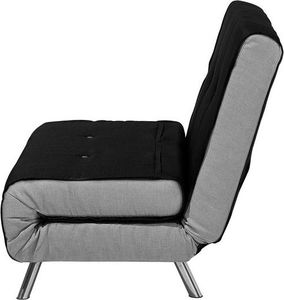 Beliani Sofa rozkładana czarna FARRIS 6