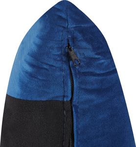 Beliani Sofa 2-osobowa welurowa niebieska MAURA 4