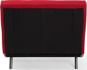 Beliani Sofa rozkładana czerwona FARRIS 6