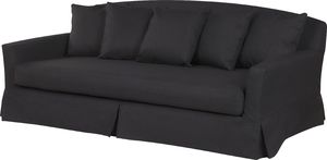 Beliani Sofa 3-osobowa czarna GILJA 1