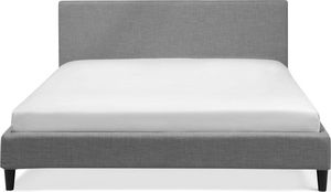 Beliani Łóżko tapicerowane 180 x 200 cm szare FITOU 3