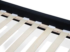 Beliani Łóżko welurowe 160 x 200 cm niebieskie FITOU 6