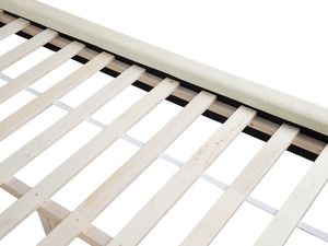 Beliani Łóżko tapicerowane 160 x 200 cm beżowe TALENCE 8