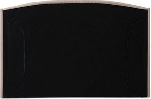 Beliani Łóżko tapicerowane 140 x 200 cm beżowe BORDEAUX 4