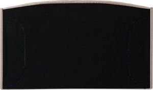 Beliani Łóżko tapicerowane 160 x 200 cm beżowe BORDEAUX 5