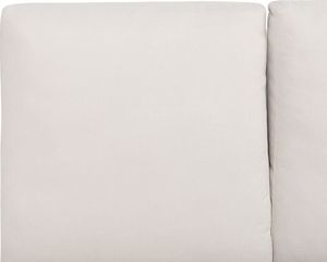 Beliani Łóżko tapicerowane 140 x 200 cm beżowe MELLE 6
