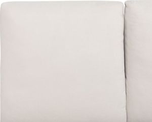 Beliani Łóżko tapicerowane 160 x 200 cm beżowe MELLE 5