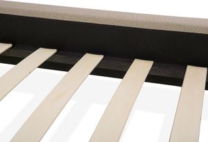 Beliani Łóżko tapicerowane 180 x 200 cm beżowe COLMAR 6