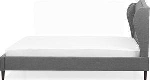 Beliani Łóżko tapicerowane 180 x 200 cm szare COLMAR 3