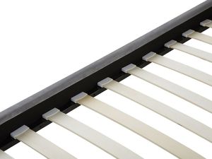 Beliani Łóżko welurowe 140 x 200 cm szare LIMOUX 6