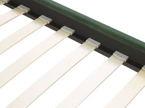 Beliani Łóżko welurowe 180 x 200 cm zielone LIMOUX 6