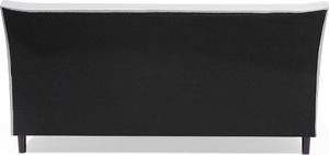 Beliani Łóżko tapicerowane 160 x 200 cm jasnoszare SAVERNE 4