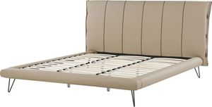 Beliani Łóżko 180 x 200 cm beżowe BETIN 3