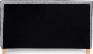 Beliani Łóżko tapicerowane 160 x 200 cm szare SENNEZ 5