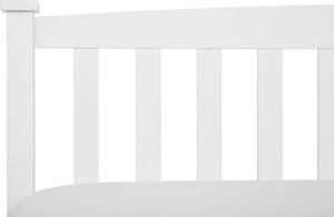 Beliani Łóżko drewniane 90 x 200 cm białe GIVERNY 5