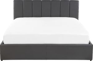 Beliani Łóżko z pojemnikiem 140 x 200 cm szare DREUX 5