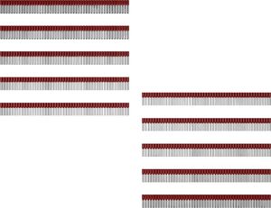 Weidmuller 500szt. Końcówki tulejkowe 1.5mm/8mm H 1,5/14 R BD AWG16 czerwone pasy tulejek 9004340000 Weidmller 0723 1