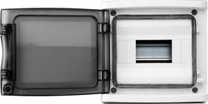 Marlanvil Rozdzielnica natynkowa HIGHT IP65 8 modułowa transparentne drzwi 940.08 M-L 4830 2