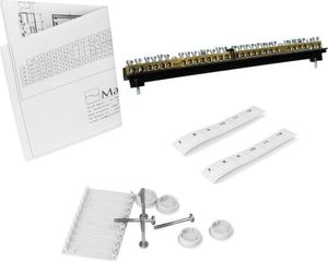 Marlanvil Rozdzielnica natynkowa HIGHT IP65 12 modułowa transparentne drzwi 940.12 M-L 4847 4