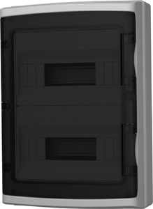 Marlanvil Rozdzielnica natynkowa HIGHT IP65 24 (12+12) modułowa transparentne drzwi 940.24.1 M-L 1457 1