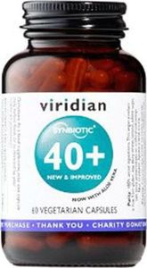 Viridian Flora bakteryjna synbiotyk 40+ Synbiotic 40+ new improved 60 kapsułek Viridian 1