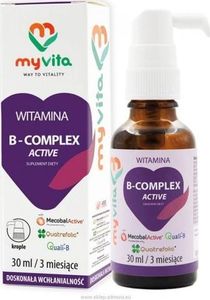 Proness Witamina B-Complex Active B complex krople 30 ml MyVita 1