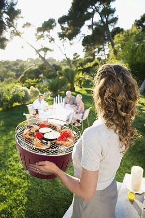 LotusGrill Grill ogrodowy Węglowy XL 40 cm x 40 cm fioletowy 2