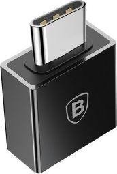 Adapter USB Baseus Exquisite USB-C - USB Czarny  (CATJQ-B01) 3