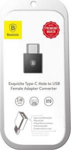 Adapter USB Baseus Exquisite USB-C - USB Czarny  (CATJQ-B01) 7