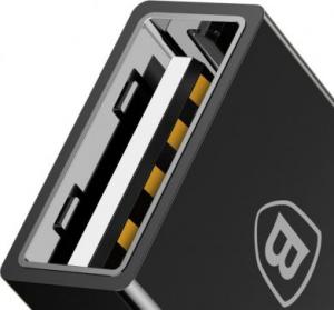 Adapter USB Baseus Exquisite USB-C - USB Czarny  (CATJQ-B01) 8