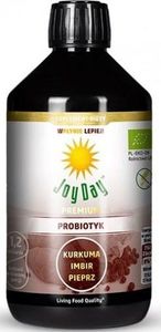 JOY DAY Suplement diety koncentrat napoju probiotycznego kurkuma imbir pieprz Bio 500 ml - Joy Day 1