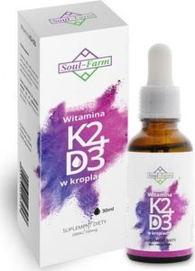 SOUL FARM WITAMINA K2+D3 W KROPLACH (100mcg+2000IU) 30 ml - SOUL FARM 1